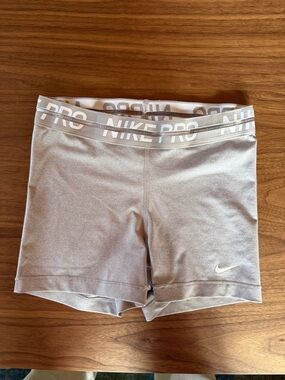 Nike Gray Pro Performance Bike Shorts